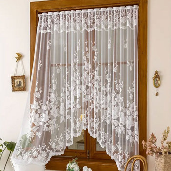 1 vnt. nauja bijūnų langų užuolaida svetainės ir miegamojo dekoravimui, šviesą praleidžianti ir privatumą sauganti personalizuota dekoratyvinė užuolaida