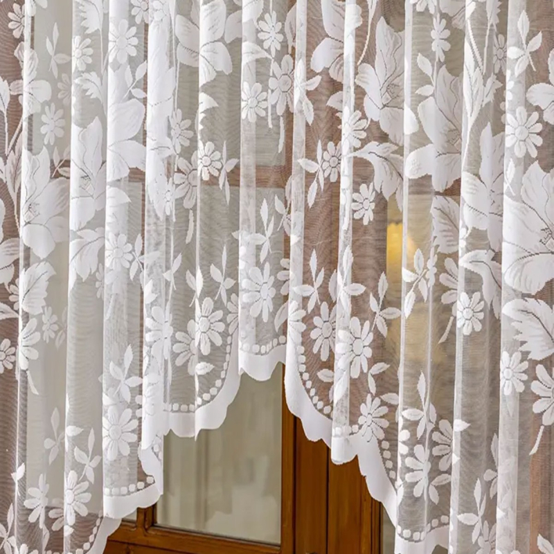 1 vnt. nauja bijūnų langų užuolaida svetainės ir miegamojo dekoravimui, šviesą praleidžianti ir privatumą sauganti personalizuota dekoratyvinė užuolaida