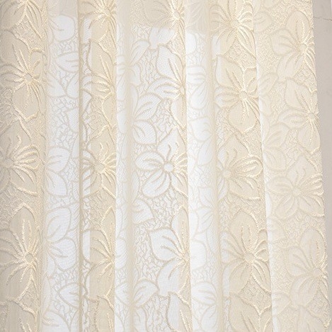 „Sakura“ reljefinė marlės užuolaida, balto smėlio spalvos, langų ekrano užuolaida, tarpvalstybinė, gatavas produktas, šviesą praleidžiantis, universalus gamintojas, didmeninė prekyba, svetainė, miegamasis, balkonas