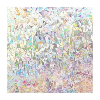 3D-laser päikesekaitseklaasist kleebis PVC-Ameerika klaasist kleebis vannitoa piilumisvastane klaaskile elektrostaatiline aknapaber