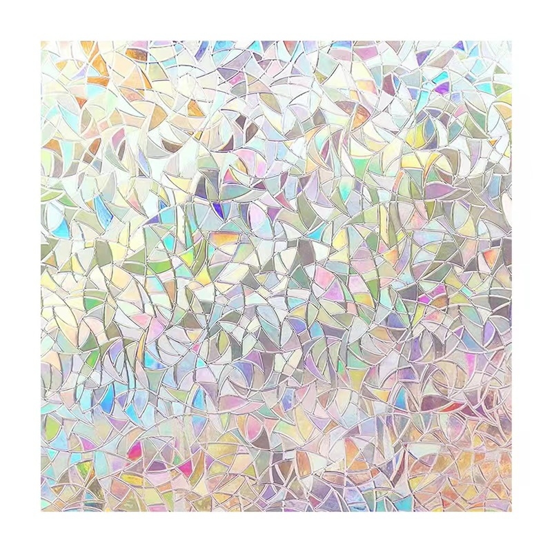 3D-laser päikesekaitseklaasist kleebis PVC-Ameerika klaasist kleebis vannitoa piilumisvastane klaaskile elektrostaatiline aknapaber