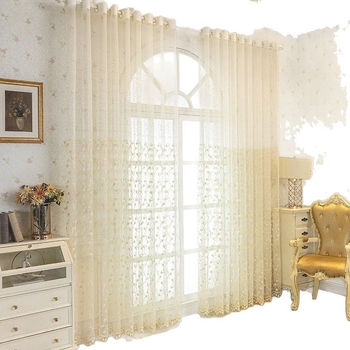 2025 m. naujas meniškas modernus šviesus prabangus langų ekranas miegamasis svetainė balkonas permatomas saulės skydelis nuo saulės siuvinėta marlės užuolaida svajonė