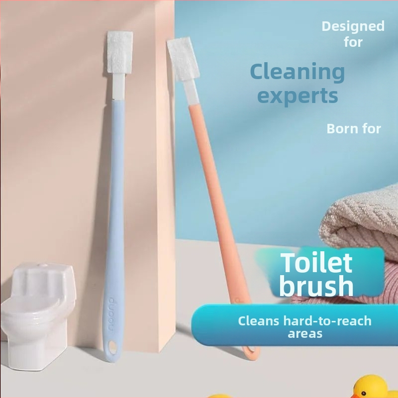 Buitinio tualetinio šepečio valymas be tualetinio šepečio, išmetantis negyvą kampą, kostiumas vienkartiniam tualetiniam šepečiui