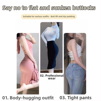 Tuhara tõstmisega polsterdatud teksad tuharate suurendamiseks ja vormimiseks, unisex paksendatud puusatõstmise maagia virsikukujulise ja kauni tuhara saavutamiseks