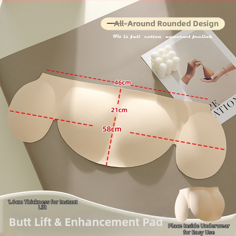 Tuhara tõstmisega polsterdatud teksad tuharate suurendamiseks ja vormimiseks, unisex paksendatud puusatõstmise maagia virsikukujulise ja kauni tuhara saavutamiseks