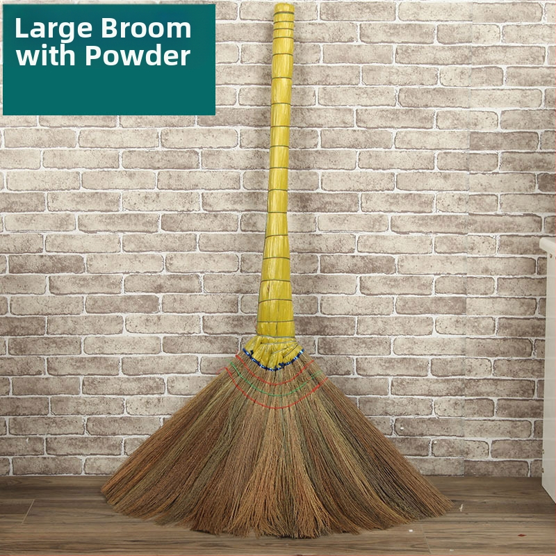 Grīdas iekštelpu putekļu niedru slota niedru spalvu slota mājsaimniecības materiāli Vintage slota mati ģimene radošums