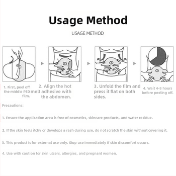 Amazon Διασυνοριακό σε απόθεμα Σιλικόνης Κοιλιά Επίθεμα Σφιχτό Κοιλιά Επίθεμα Αφαίρεσης Μοτίβου Κοιλιάς Amazon