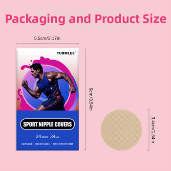 Meditsiiniline mittetundlik ühekordne nibukleebis poistele, nähtamatu maratonispordi hõõrdumisvastane meeste rinnakleebis