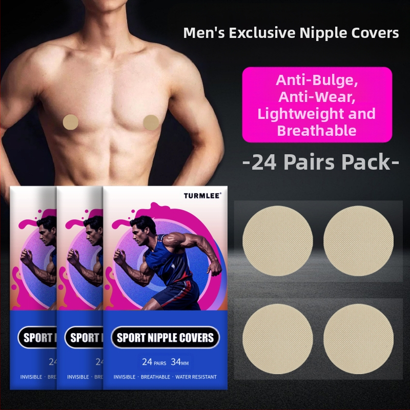 Meditsiiniline mittetundlik ühekordne nibukleebis poistele, nähtamatu maratonispordi hõõrdumisvastane meeste rinnakleebis