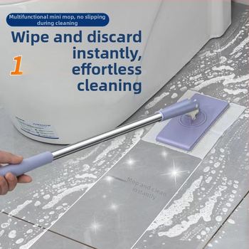 Μικρή σφουγγαρίστρα χωρίς χέρια, πλενόμενη πανί, τεμπέλης οικιακής χρήσης, χωρίς βρώμικο πλύσιμο χεριών, πετσέτα προσώπου, σφουγγαρίστρα επίπεδης σφουγγαρίστρας χονδρικής