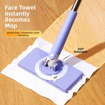 Μικρή σφουγγαρίστρα χωρίς χέρια, πλενόμενη πανί, τεμπέλης οικιακής χρήσης, χωρίς βρώμικο πλύσιμο χεριών, πετσέτα προσώπου, σφουγγαρίστρα επίπεδης σφουγγαρίστρας χονδρικής