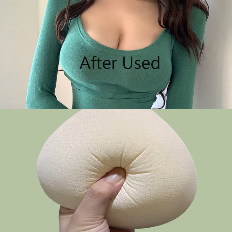 2025. aastal ilmusid uued Euroopa ja Ameerika kaheosalised korduvkasutatavad pehmed rinnahoidjapadjad rindade suurendamiseks.