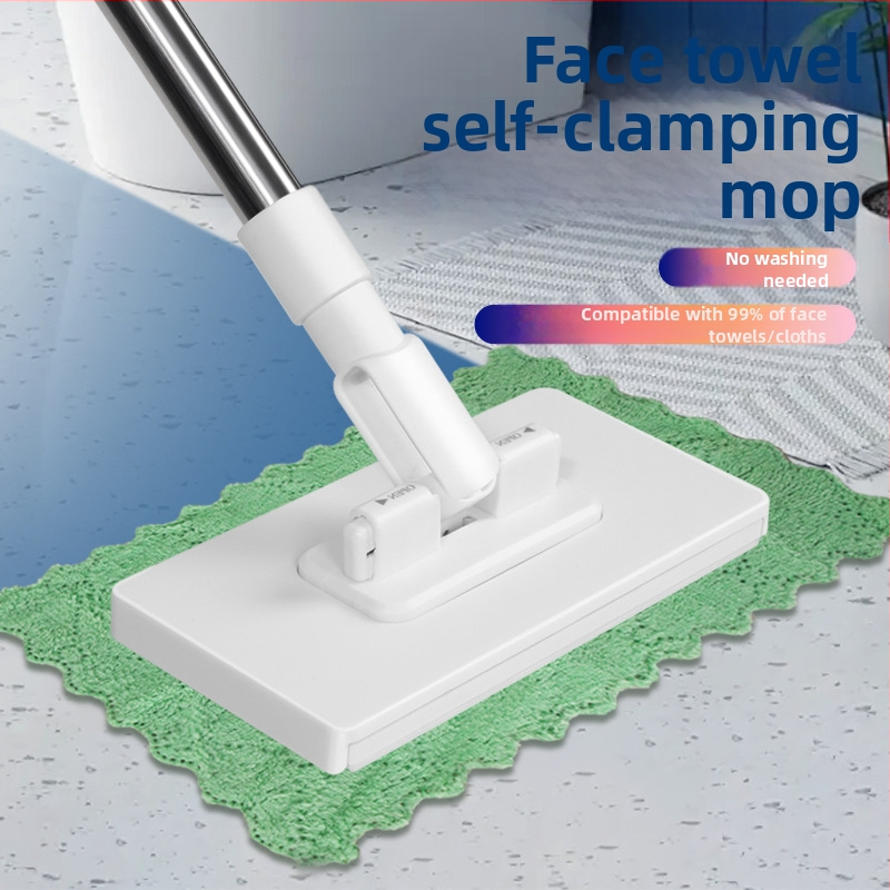 Πετσέτα προσώπου με αυτοκόλλητο πανί οικιακής χρήσης, υγρά μαντηλάκια για χαλαρή χρήση, σφουγγαρίστρα χωρίς χέρια, σφουγγαρίστρα καθαρισμού διπλής χρήσης, χονδρική