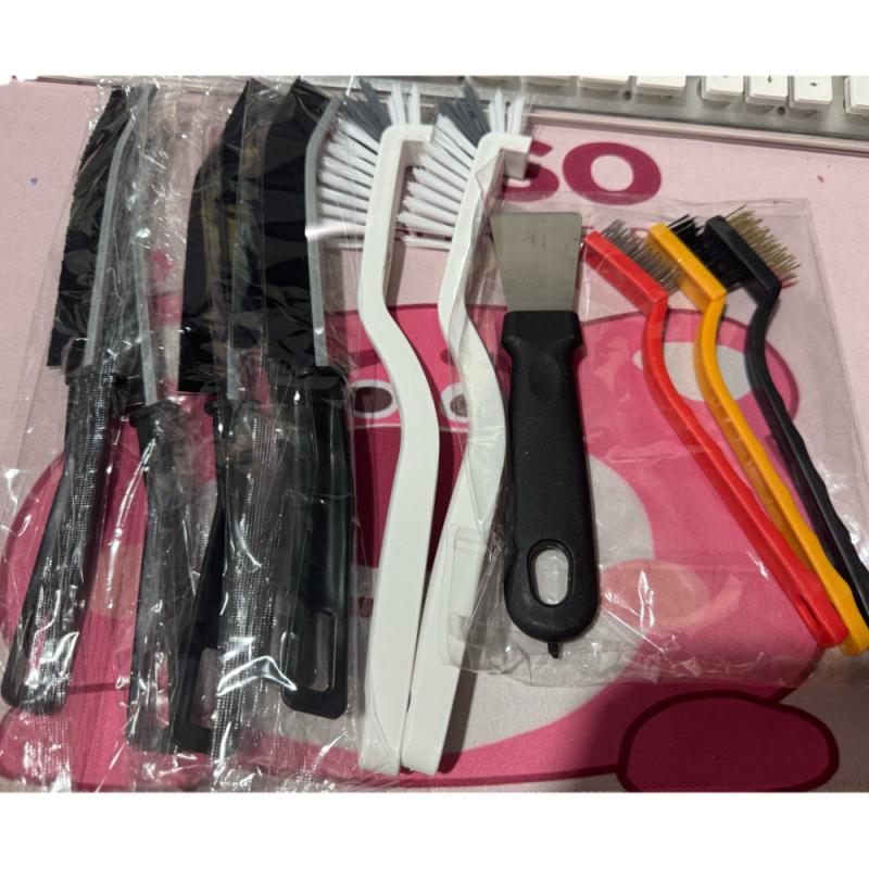 Set de 11 piese transfrontaliere pentru baie, toaletă, bucătărie, faianță, colț mort, perie pentru aragaz, perie pentru hotă