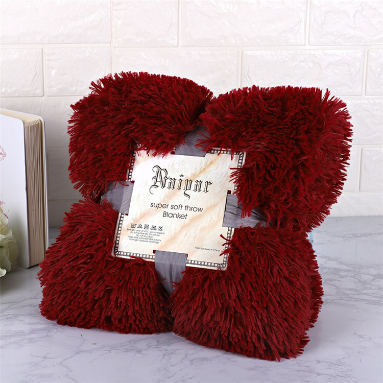 Tiesioginiai gamykliniai pardavimai, vientisos spalvos antklodės užvalkalas, kūrybingas trumpas pliušinis oro kondicionieriaus antklodė, rudens ir žiemos sutankinta dvigubo sluoksnio antklodė, didmeninė prekyba
