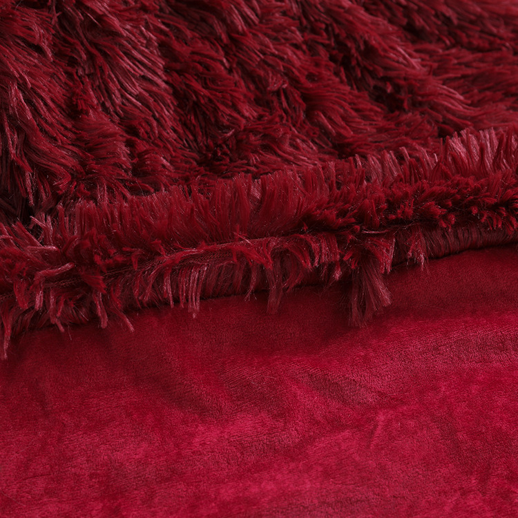 Tiesioginiai gamykliniai pardavimai, vientisos spalvos antklodės užvalkalas, kūrybingas trumpas pliušinis oro kondicionieriaus antklodė, rudens ir žiemos sutankinta dvigubo sluoksnio antklodė, didmeninė prekyba