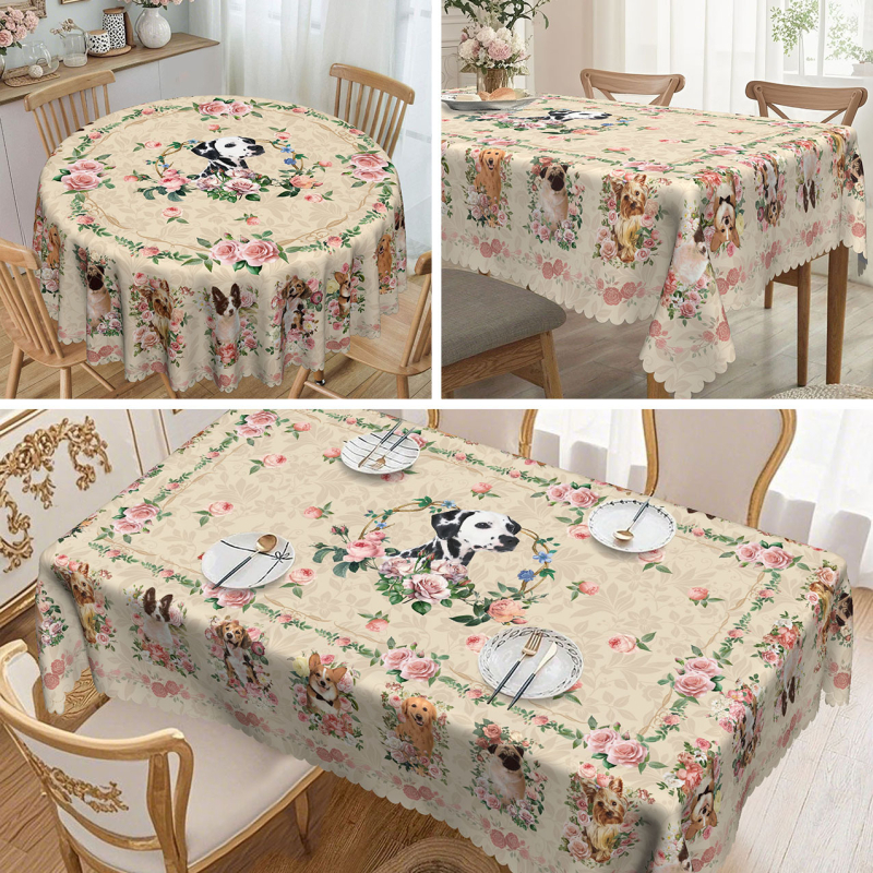 Kakas kerek terítő, nyári tavaszi dekoráció, piknik és udvar, piknik poliészter terítő, napraforgó terítő