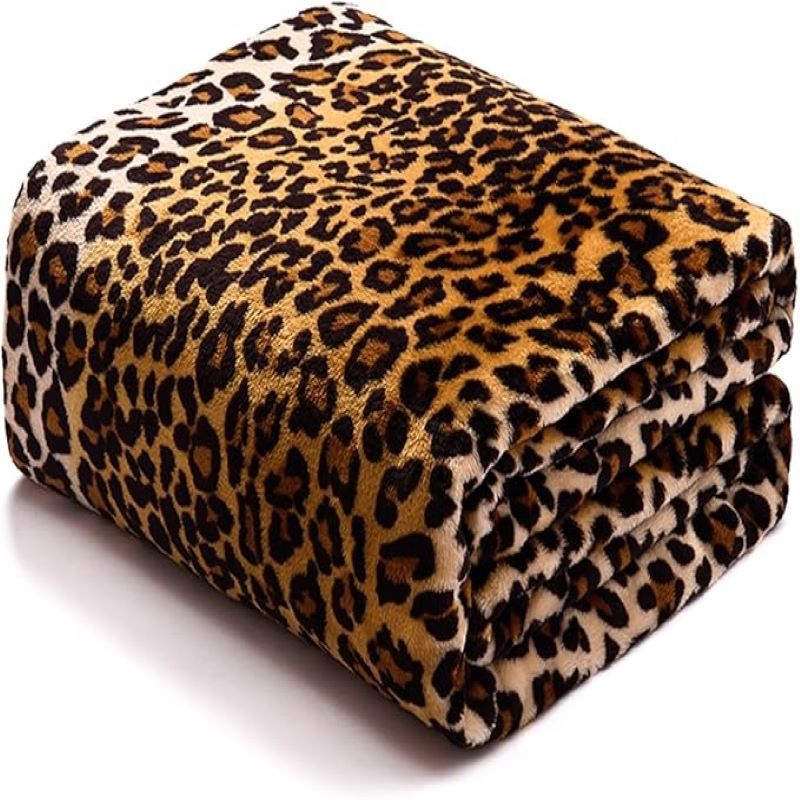 Pătură imprimată, vândută la vânzare cu Amazon, pătură moale, clasică, cu leopard, din flanel, comerț electronic, pentru o modă prietenoasă cu pielea