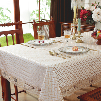 Διασυνοριακό προηγμένο γαλλικό πολυεστέρα ανάγλυφο τραπεζομάντιλο με μοτίβο φύλλων μπαμπού, τραπεζαρία, διακόσμηση καθιστικού, τραπεζομάντιλο τσαγιού, τραπεζομάντιλο, κάλυμμα τραπεζομάντιλου, χονδρική πώληση