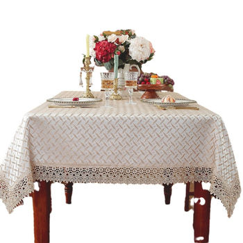 Διασυνοριακό προηγμένο γαλλικό πολυεστέρα ανάγλυφο τραπεζομάντιλο με μοτίβο φύλλων μπαμπού, τραπεζαρία, διακόσμηση καθιστικού, τραπεζομάντιλο τσαγιού, τραπεζομάντιλο, κάλυμμα τραπεζομάντιλου, χονδρική πώληση