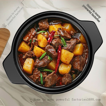 Visas geriausias keraminis troškintuvas karščiui atsparus troškinys troškinys košė sriuba troškinys didelės talpos atvira liepsna aukštas troškintuvas