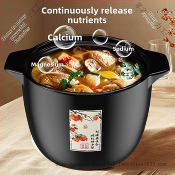 Visas geriausias keraminis troškintuvas karščiui atsparus troškinys troškinys košė sriuba troškinys didelės talpos atvira liepsna aukštas troškintuvas