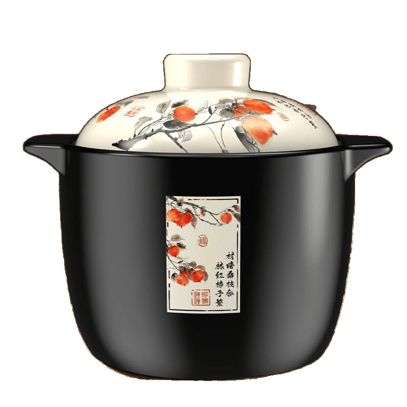 Visas geriausias keraminis troškintuvas karščiui atsparus troškinys troškinys košė sriuba troškinys didelės talpos atvira liepsna aukštas troškintuvas