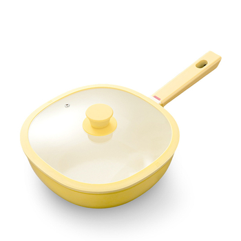 Oluo D Ίδιο Μοντέλο Κεραμικό Αντικολλητικό Τηγάνι από Τιτάνιο για Οικιακή Χρήση, Ελαφρύ, Χωρίς Αναθυμιάσεις Λαδιού, Μικρό Τηγάνι, Αντικολλητικό Τηγάνι, Κατάλληλο για Όλες τις Κουζίνες