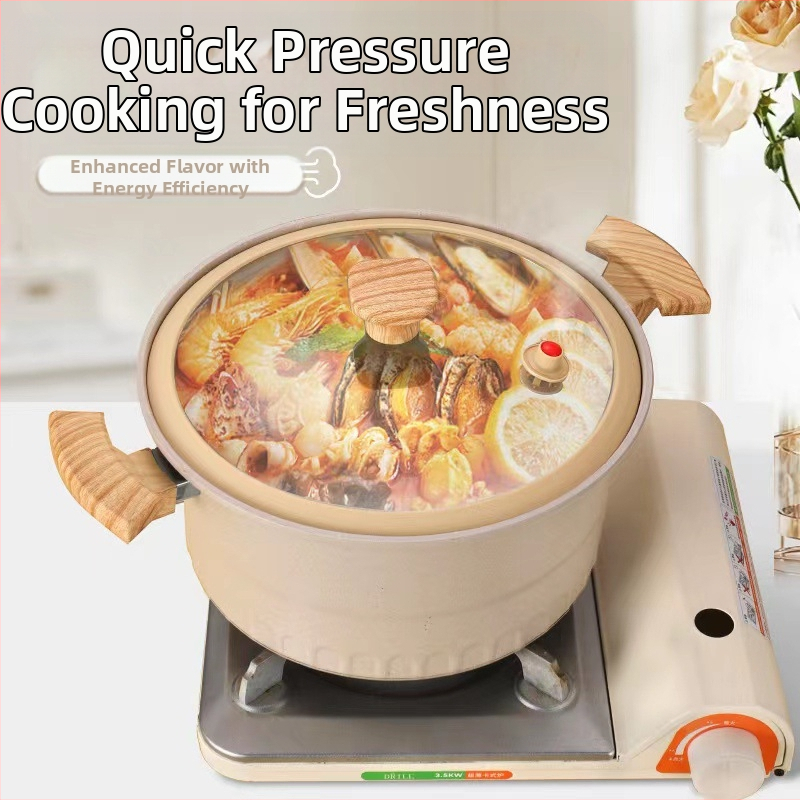 Gamyklinis naujas mikroslėginis puodas daugiafunkcis virimo puodas buitinis nelimpantis puodas sriubos troškinys indukcinė viryklė dujinė viryklė universali