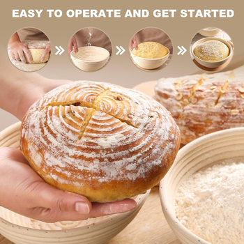 Tarpvalstybinis „Amazon“ europietiško stiliaus fermentuoto rotango dubenėlis, vaisių krepšelis, laikymo krepšelis iš kaimiško stiliaus, rankų darbo ovalus rotango duonos fermentacijos krepšelis