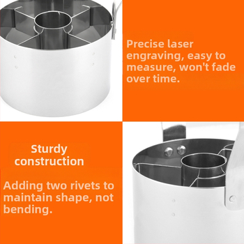 430 nerūdijančio plieno torto sausainių formos didmeninė spurgų pjaustymo forma su minkšta rankena apvali virtuvės kepimo presas