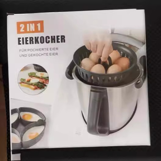 Konyhai kütyük kreatív 2 az 1-ben tojásfőző TM5 TM6-hoz kis szépségápolási gép tartozékok konyhai eszközök tartozékok