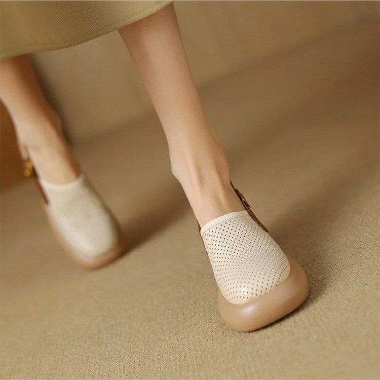 Jämedad kõrge kontsaga sandaalid rihmadega, retro kirjandusstiilis kinnised kingad naistele, 2025. aasta suvine uus mitmekülgne Jaapani sandaalid