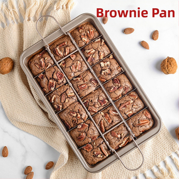 raktáron 18 db fehér, tömör aljú, négyzet alakú, tapadásmentes kenyérsütő forma, süteménysütő eszközök, brownie tepsi