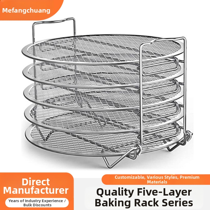 ALLIKAS tootja kiirkeetja õhufritüüri lisatarvikud piiriüleselt laos 304 roostevabast terasest viiekihiline aurutusrest kuivati rest
