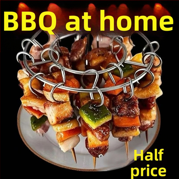 Grilli 36 varrast uue õhufritüüri, spetsiaalse grilliresti ja ümmarguse rippuva varrasterestiga koduköögiks ja õues kasutamiseks