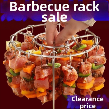 Grilli 36 varrast uue õhufritüüri, spetsiaalse grilliresti ja ümmarguse rippuva varrasterestiga koduköögiks ja õues kasutamiseks