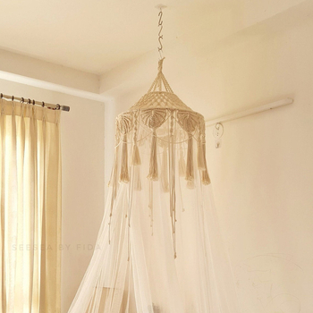 Bed & Breakfast kaunistus lambivarju gobelään suur käsitsi kootud kodune lühtri kaunistus boheemlaslik valgustus väliskaubandus