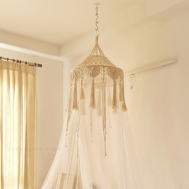 Bed & Breakfast kaunistus lambivarju gobelään suur käsitsi kootud kodune lühtri kaunistus boheemlaslik valgustus väliskaubandus