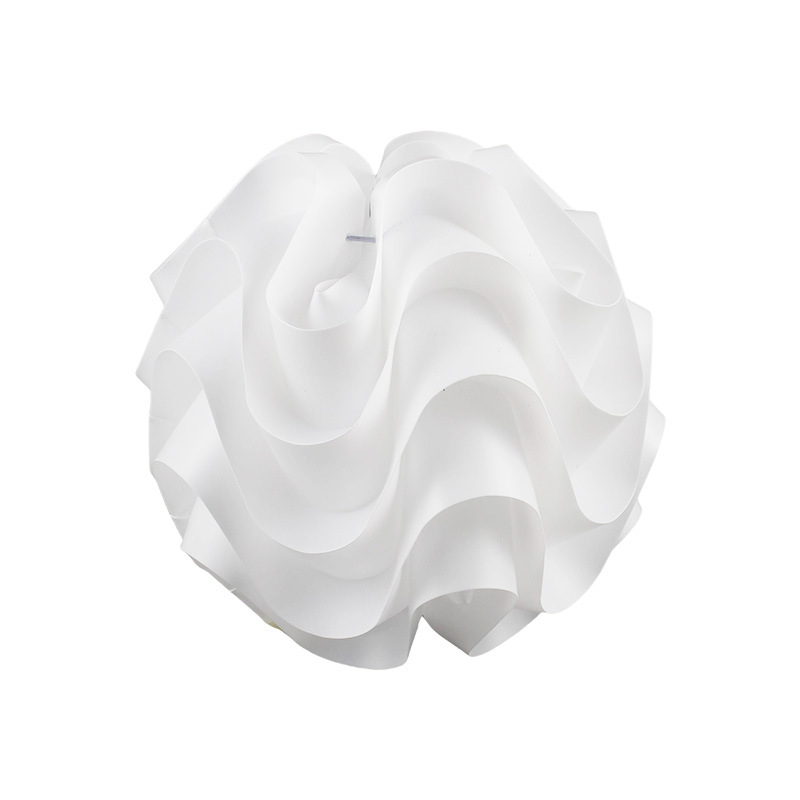 Pp Wave Ball Lampshade Cafe Restaurant Lihtne loominguline ümmargune lühter Magamistoa lambivarjuga põrandalamp hulgimüük