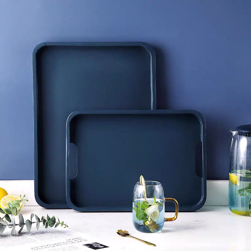 Bambukinis puodelis arbatos padėklas Morandi spalva namams viešbutis restoranas arbatos rinkinys padėklas stačiakampis duonos bambukinis padėklas kartos plaukai