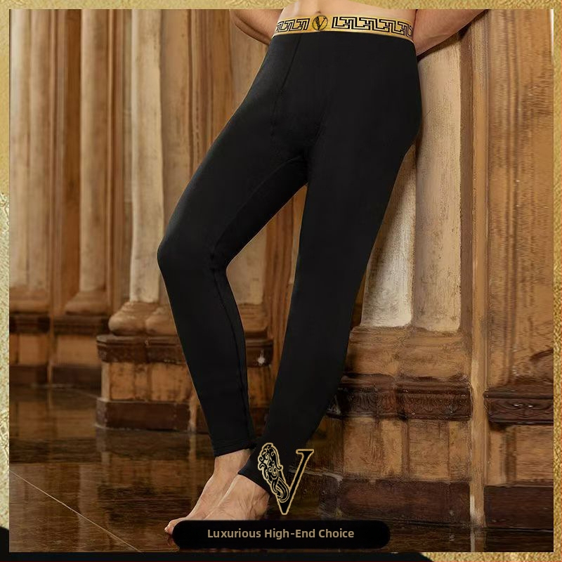 Jaunas rudens/ziemas vīriešu vācu samta rudens bikses ar flīsa oderi, sabiezinātas siltas bikses, vīriešu pieguļošas, aukstumizturīgas legingas, kokvilnas bikses vairumtirdzniecībā