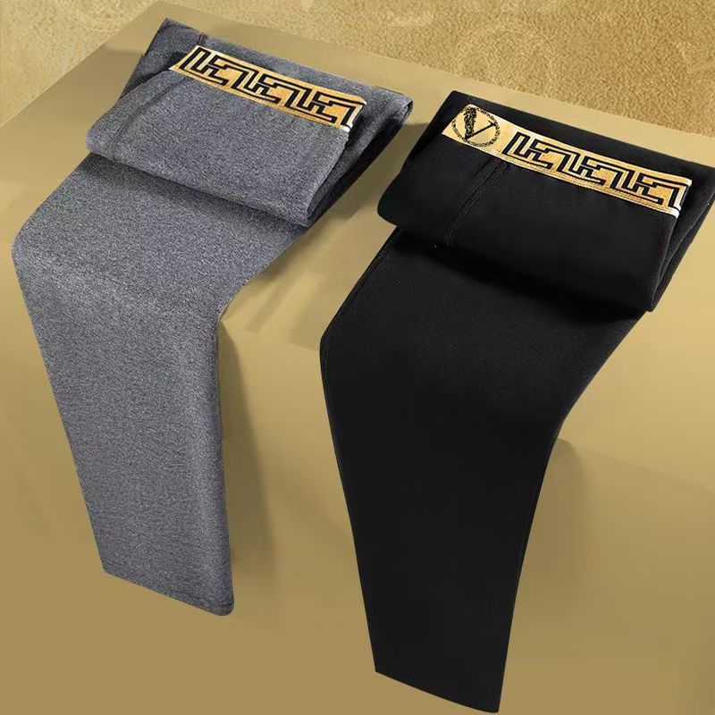 Sügis/talv meeste uued Saksa sametist sügispüksid fliisvoodriga paksendatud soojad püksid meeste kitsad külmakindlad retuusid puuvillased püksid hulgimüügist