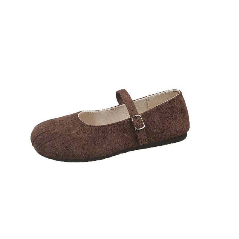 „Evening Breeze“ švelnūs plokščiapadžiai moteriški bateliai, 2025 m. pavasario nauji minkštu padu, nišiniai, klostuoti minkštu padu, „Mary Jane“ bateliai, urmu