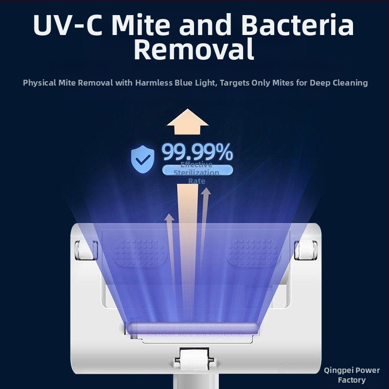 Инструмент Безжична домакинска прахосмукачка за премахване на акари за легло UV машина за легло Малка