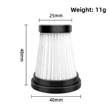 Alkalmas MOOSOO vezeték nélküli porszívóhoz K12/K12 pro/K13 Tartozékok Szűrőelem Haipa HEPA