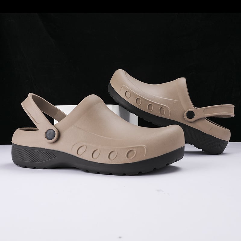 Pantofi de vară transfrontalieri pentru bărbați, pantofi de bucătar, comerț exterior, mărime mare, pantofi casual, pantofi de plajă, pantofi de lucru, sandale cu jumătate de alunecare, pantofi leneși pentru bărbați