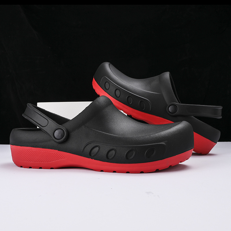 Pantofi de vară transfrontalieri pentru bărbați, pantofi de bucătar, comerț exterior, mărime mare, pantofi casual, pantofi de plajă, pantofi de lucru, sandale cu jumătate de alunecare, pantofi leneși pentru bărbați