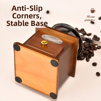 Piiriülene käsitsi väntatav kohviveski Retro miniveski kohviveski kuuma kohviku kaunistuste jaoks