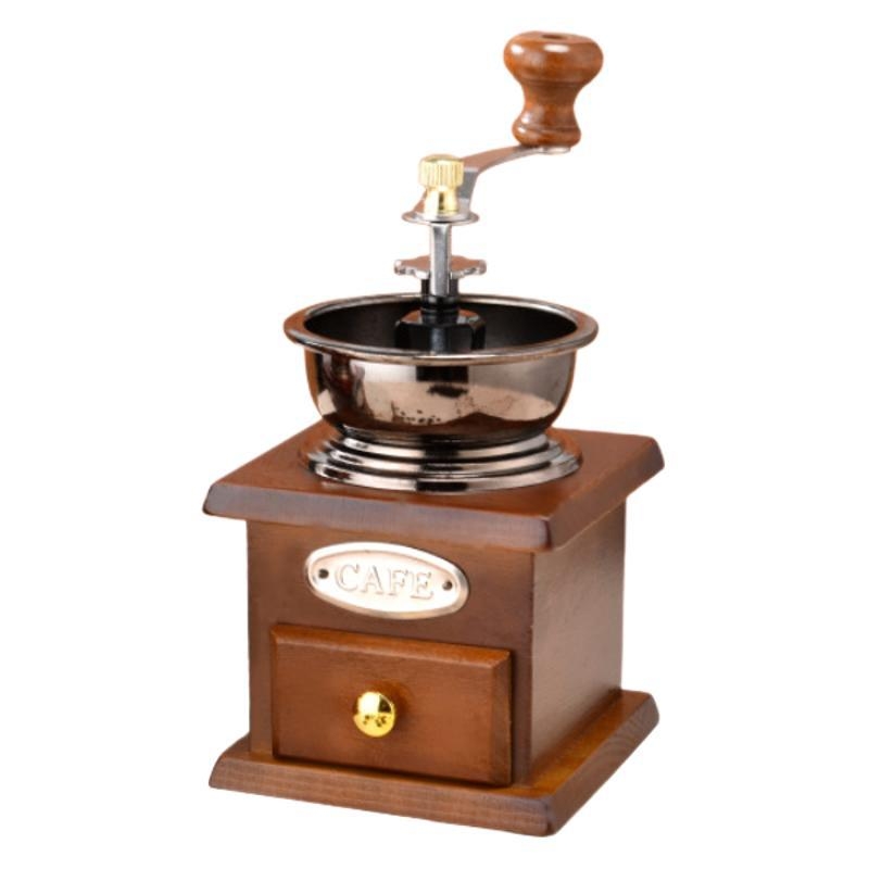 Piiriülene käsitsi väntatav kohviveski Retro miniveski kohviveski kuuma kohviku kaunistuste jaoks